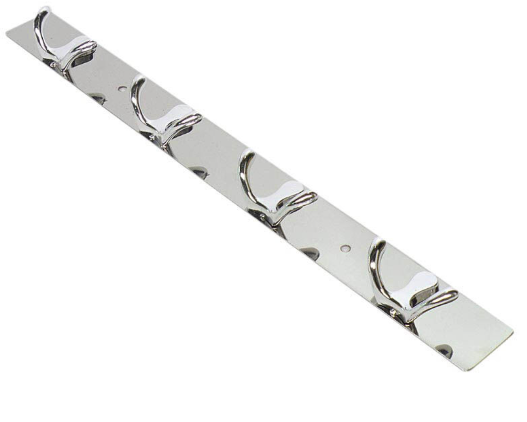 Gantungan Baju / Kapstok Toilet / Ruang Bilas 4 Pengait: Keteraturan dan Kepelbagaian dalam Ruangan Anda