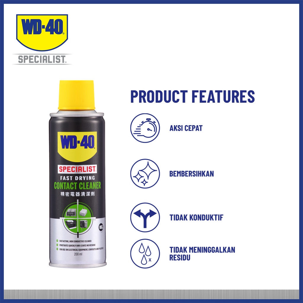 Membersihkan Komponen Elektronik dengan Contact Cleaner Wd40