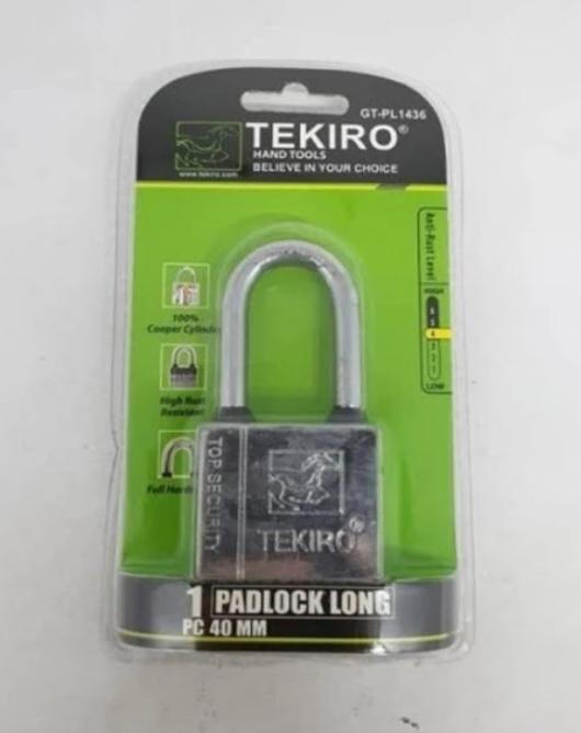 Solusi Gembok Terbaik Pastinya Gembok Leher Panjang Uk.40mm Merk Tekiro