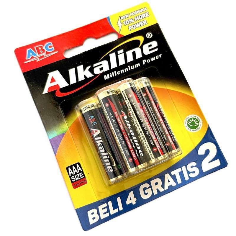 Baterai ABC Alkaline Tipe AAA