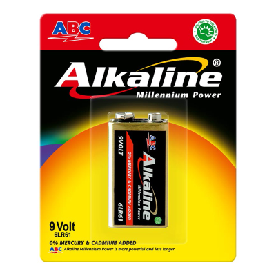 Baterai ABC Alkaline 9V / Batre Kotak 9 Volt